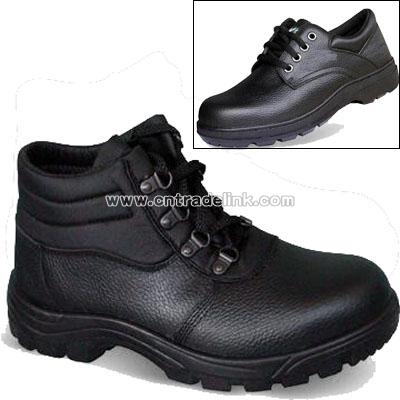 Split Leather Upper Safety Shoes