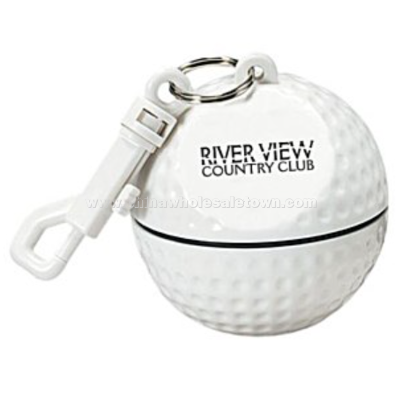 Sport Ball with Rain Poncho - Golf Ball