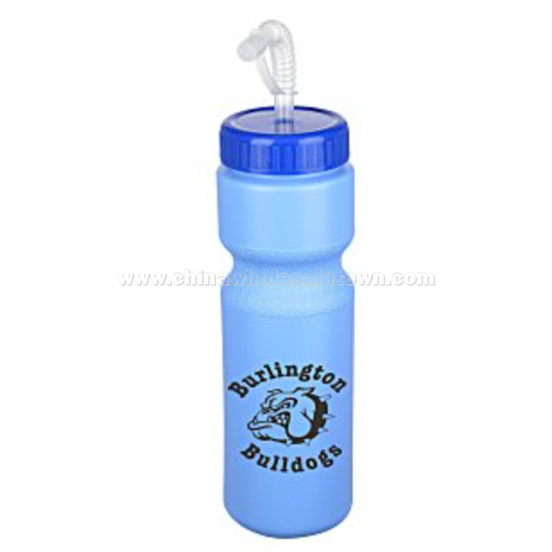 Sport Bottle with Straw Lid - 28 oz. - Colors