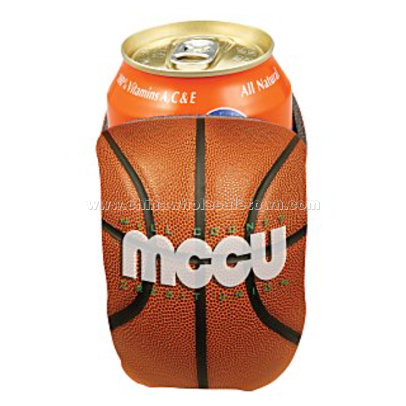 Sports Action Pocket Can Holder - Basketball