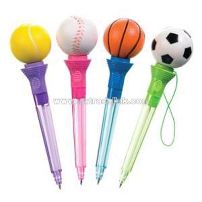 Sports Ball Pop Out Pen