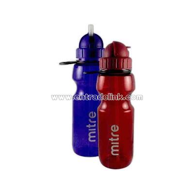 Sports Bottle with straw / finger loop