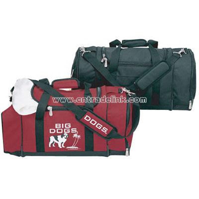 Sports duffel 600D poly rip-stop w/PVC backing