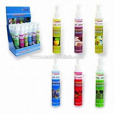 Spray Air Fresheners in Various Fragrance