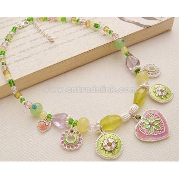 Spring Blooming Charm Necklace