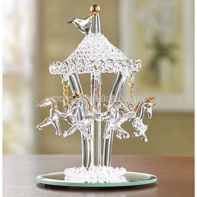 Spun-Glass Horse Carousel