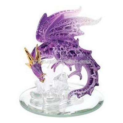 Spun Glass Purple Drago