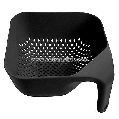 Square Colander, Black