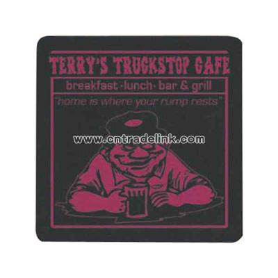 Square Recycled rubber coaster