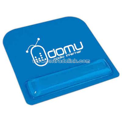 Square mouse pad with wrist rest