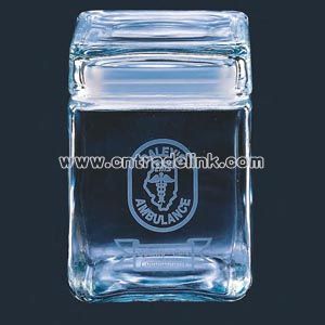 Square shape crystal canister