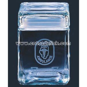 Square shape crystal canister