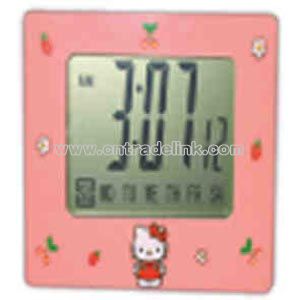 Square shaped clock