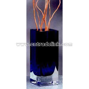 Square tower vase