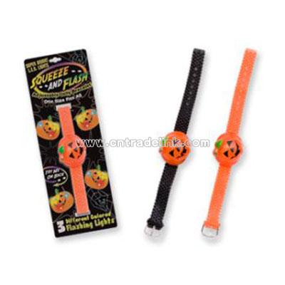 Squeeze and Flash - Halloween Jelly Bracelet