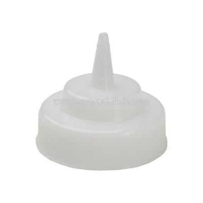 Squeeze bottle wide mouth clear cap