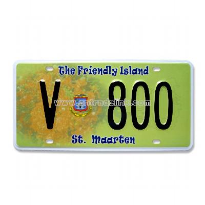 St. Maarten License Plate