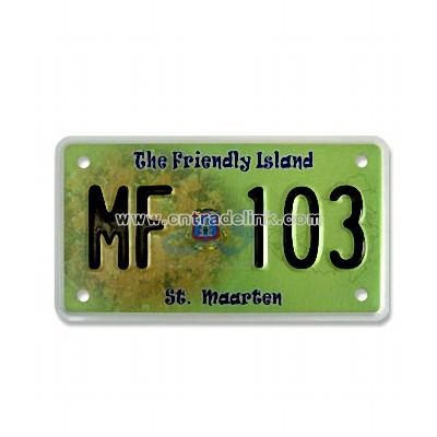 St. Maarten Number Plate