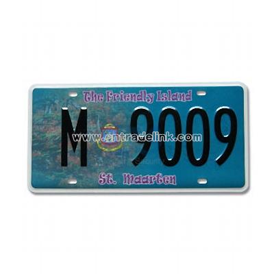 St. Maarten Number Plate