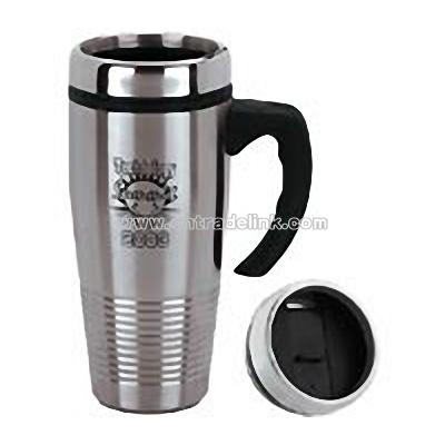 Stainless Ridged Mug
