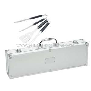 Stainless Steel BBQ Set Case