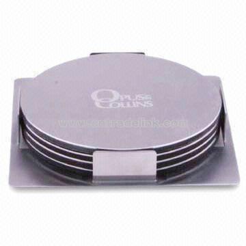 Stainless Steel Cover with EVA Base Coaster