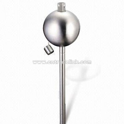 Stainless Steel Standard Garden Oil Lamp with Safety Wick Holder