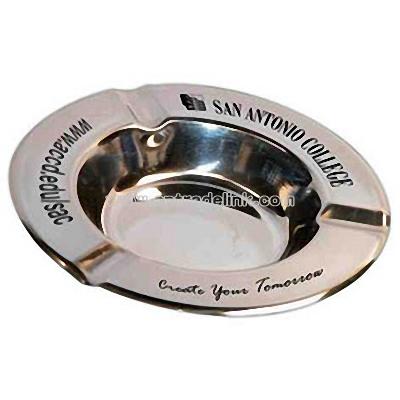 Stainless steel ashtray