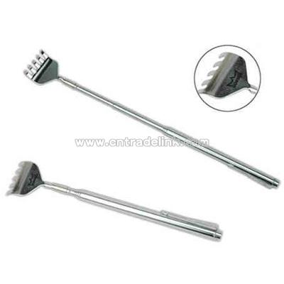Stainless steel extendable back scratcher