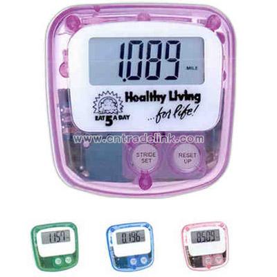 Standard translucent pedometer