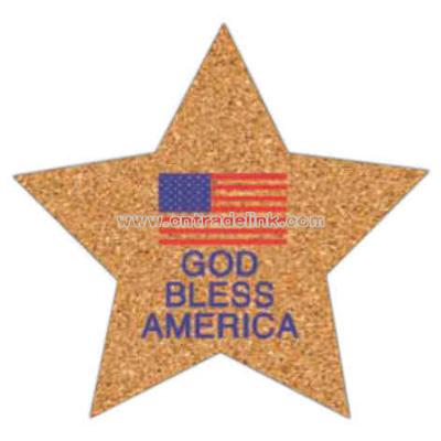 Star Shape Cork cork coaster