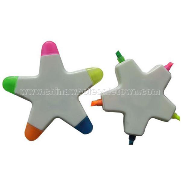 Star Shaped Marker Highlighter Pen