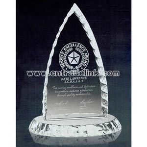 Starfire crystal bullet award