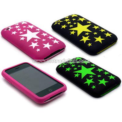 Stars Laser Cut Skin Case for iPhone 3G