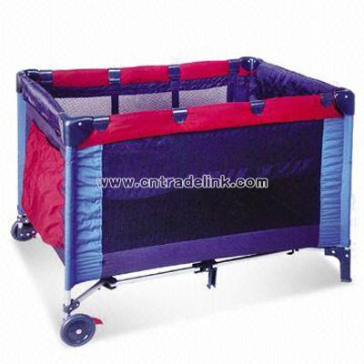 Steel Frame Baby Bed/Playpen