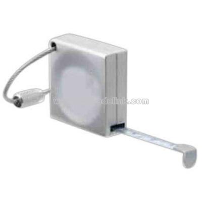 Steel tape measure and key chain