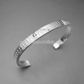 Sterling Silver Jewelry Cuff Bangle