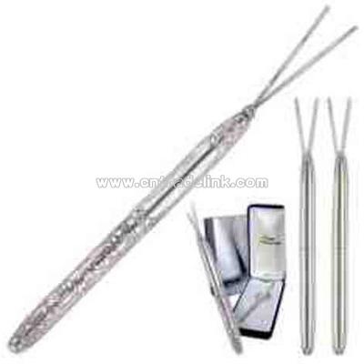 Sterling silver cap off style pen on a 24