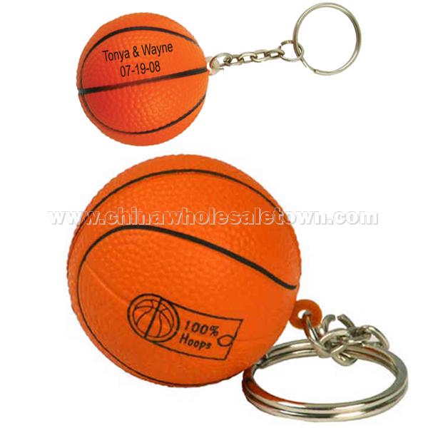 Stress Relievers Basketball Key Chain