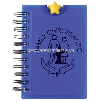 Stressball Notebook Star
