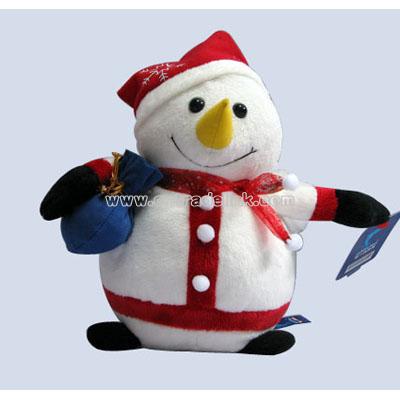 Stuffed Christmas Snowman for Christmas Gift