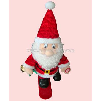 Stuffed music toys Santa Claus