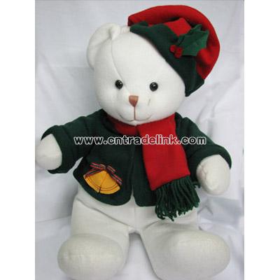 Stuffed xmas bear