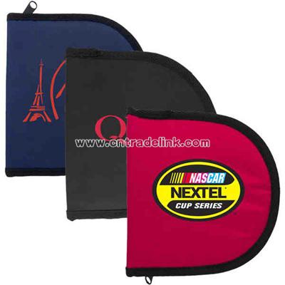 Sturdy D shape nylon 10 disc CD / DVD holder