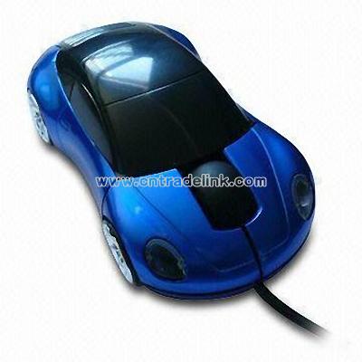 Stylish Mini Optical Mouse in Car Shape