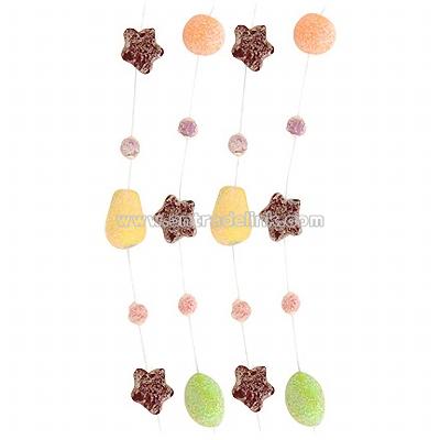 Sugared Fruit Candy Garland