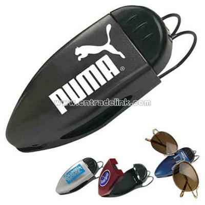 Sunglass visor clip