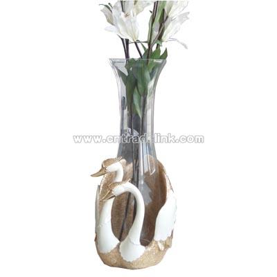 Swan Flower Vase