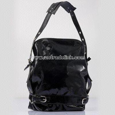 Synthetic Leather Shoulder Bag