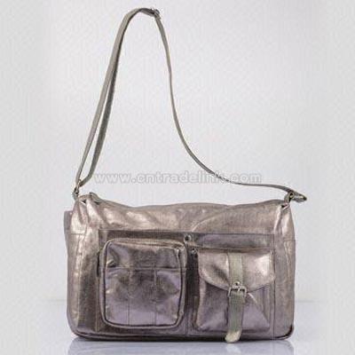 Synthetic Leather Shoulder Bag